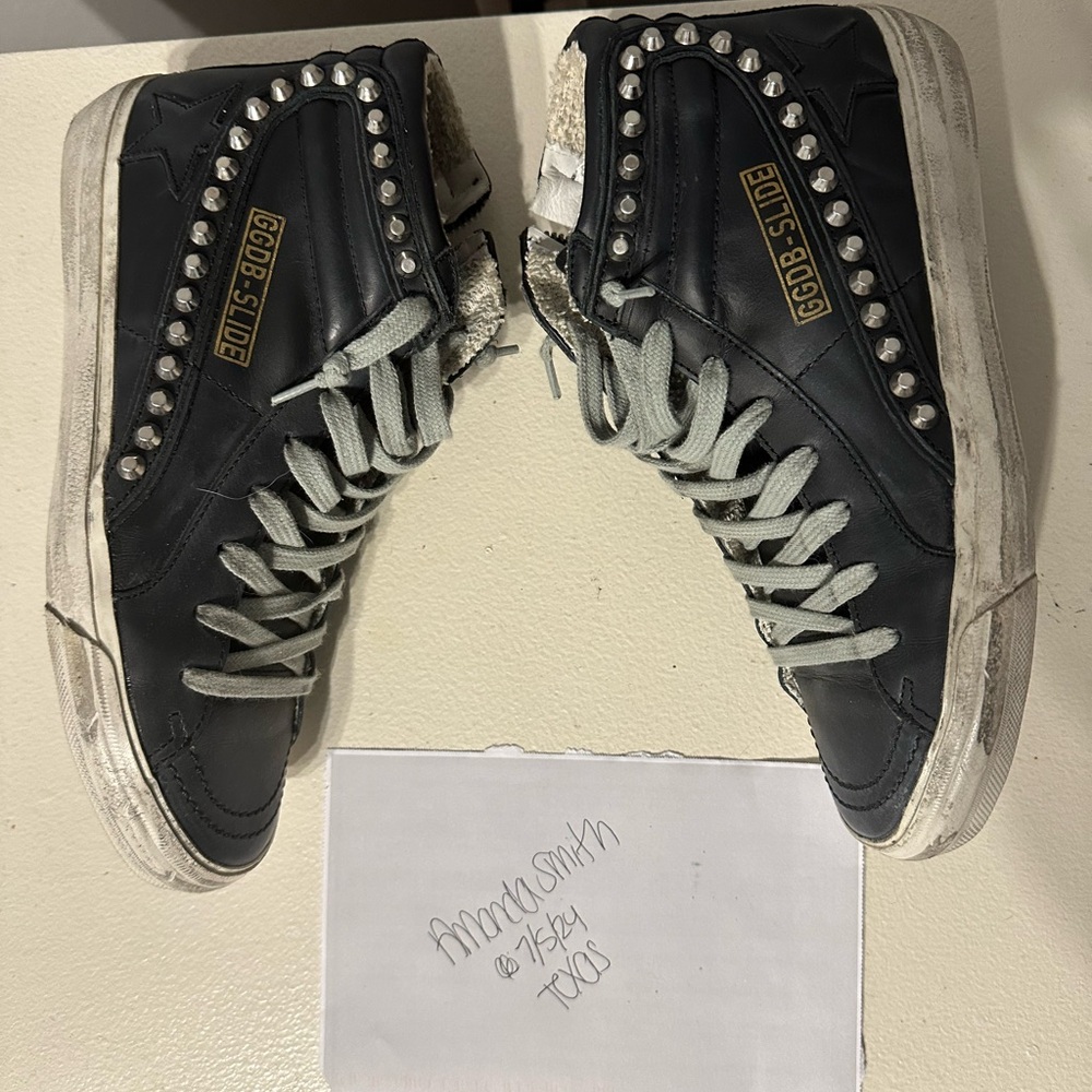 Size 38 Golden Goose Stud slide